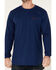 Image #3 - Hawx Men's FR Graphic Long Sleeve Work T-Shirt , Blue, hi-res