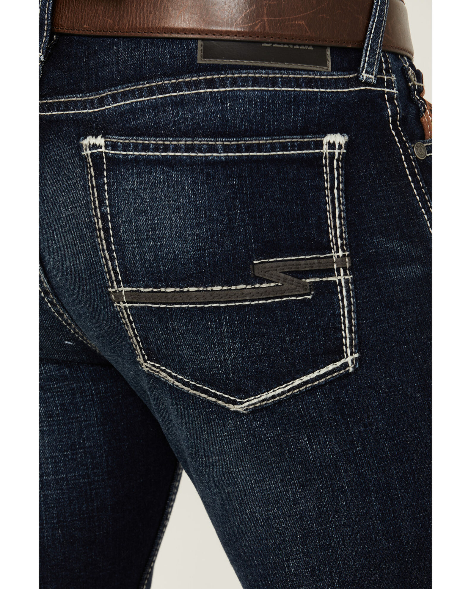 Product Name: Ariat Men's M8 Dark Wash Nightingale Antelope Modern Slim  Stretch Denim Jeans