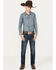Wrangler Boys' Vintage Slim Fit Bootcut Jeans, Blue, hi-res