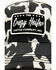Image #2 - Idyllwind Women's Crazy Heifer Cow Print Baseball Cap, Black, hi-res