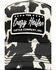 Image #2 - Idyllwind Women's Crazy Heifer Cow Print Baseball Cap , Black, hi-res