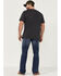 Image #3 - Brothers and Sons Men's Wilderness Distressed Stretch Regular Straight Jeans, Dark Medium Wash, hi-res