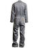 Image #2 - Lapco Men's FR Light Weight Deluxe Long Sleeve Coveralls - Big & Tall, Grey, hi-res