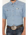 Image #3 - Kimes Ranch Men's Shifter Solid Short Sleeve Button-Down Western Shirt, Indigo, hi-res