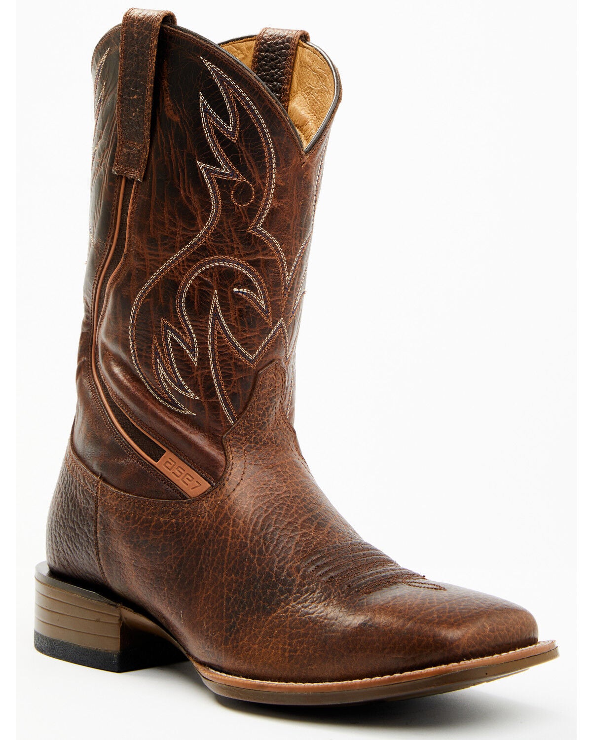 Image #1 - Cody James Men's ASE7 Hoverfly Western Performance Boots - Broad Square Toe, Brown, hi-res