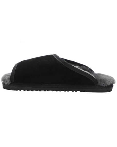 Image #3 - Lamo Footwear Men's Apma Slide Wrap Slippers, Black, hi-res