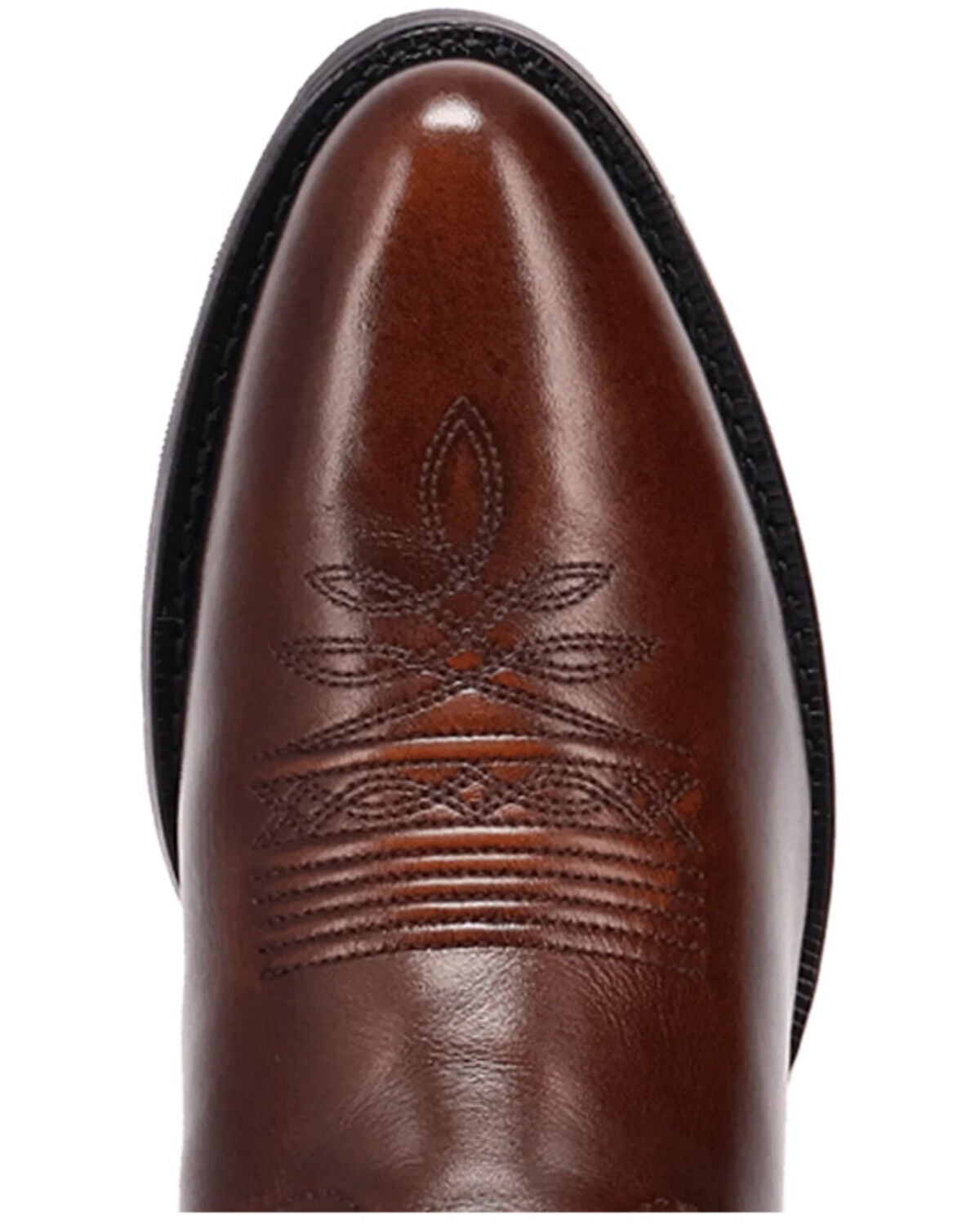 Image #6 - Laredo Men's Barton Western Boots - Round Toe, Tan, hi-res