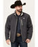 Image #1 - Cinch Men's Concealed Carry Softshell Jacket, Grey, hi-res
