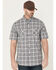 Image #1 - Ariat Men's Rebar Made Tough Short Sleeve Button-Down Stretch Work Shirt, Dark Grey, hi-res