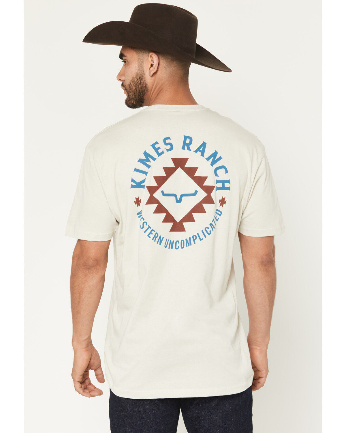Image #1 - Kimes Ranch Men's Vaugh Logo Short Sleeve Graphic T-Shirt, Sand, hi-res