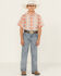 Image #3 - Rock & Roll Denim Boys' Light Wash Raised Bootcut Denim Jeans, Light Blue, hi-res