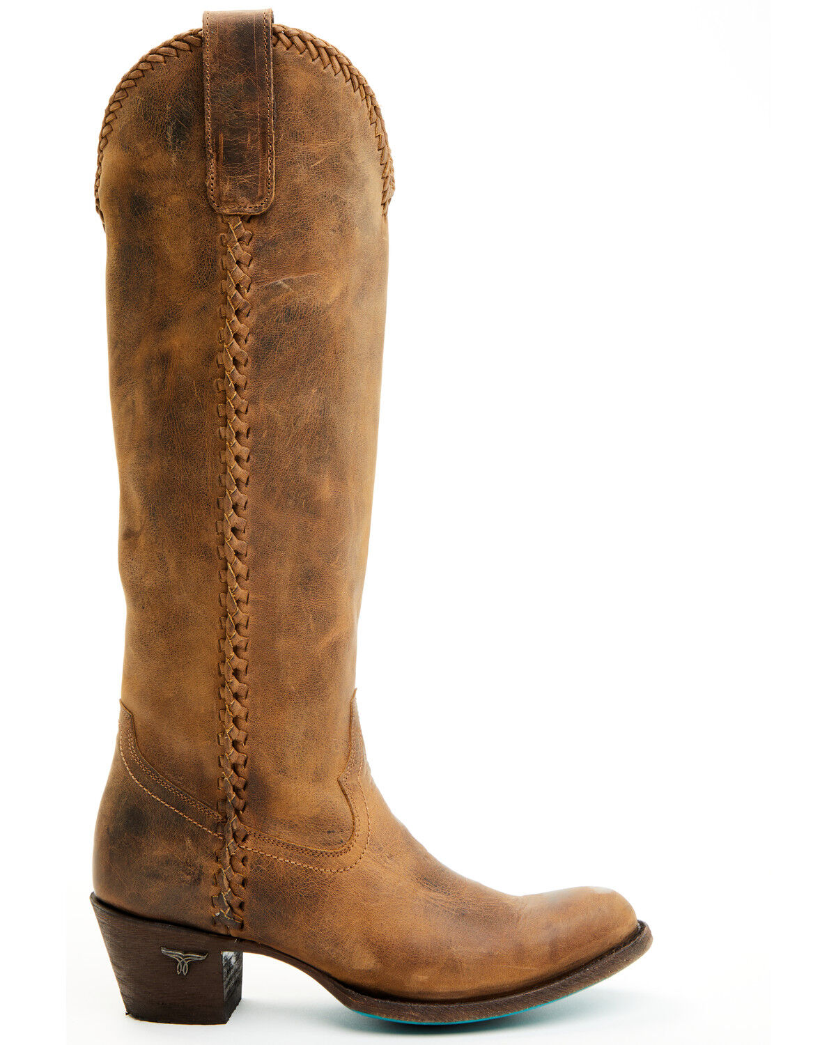 Image #2 - Lane Women's Plain Jane Western Boots - Round Toe, Brown, hi-res