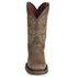 Rocky Men's Long Range Waterproof Pull On Work Boots - Steel Toe, Coffee, hi-res