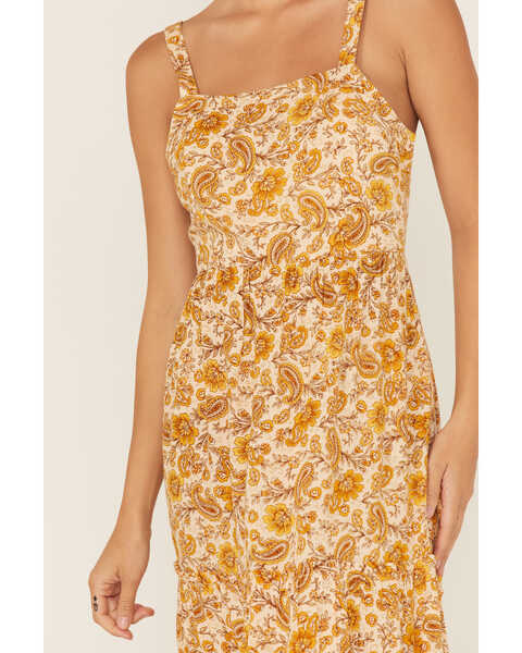 Image #4 - Patrons of Peace Women's Del Mar Sleeveless Maxi Dress, Mustard, hi-res