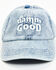 Image #1 - Idyllwind Women's Damn Good Denim Baseball Hat, Indigo, hi-res