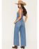 Image #3 - Levi's Women's Bustier Light Wash Sleeveless Wide Leg Denim Jumpsuit, , hi-res