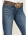 Image #2 - Wrangler Retro Women's Mae Dark Wash Mid Rise Bootcut Stretch Denim Jeans, Dark Wash, hi-res