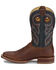 Image #3 - Tony Lama Men's Lars Western Boots - Broad Square Toe, Brown, hi-res