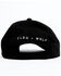 Image #3 - Cleo + Wolf Women's Corduroy Lightning Bolt Embroidered Ball Cap, Black, hi-res