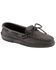 Women's Minnetonka Moosehide Classic Moccasins - Wide, Black, hi-res