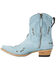 Image #3 - Lane Women's Cossette Western Booties - Snip Toe, Blue, hi-res