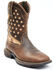 Image #1 - Cody James Men's Star Lite Performance Western Boots - Broad Square Toe, Brown, hi-res
