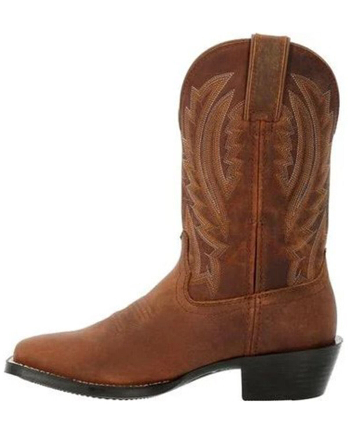 Image #3 - Durango Men's Westward Western Boots - Broad Square Toe, Cognac, hi-res