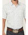 Image #3 - Cody James Rodeo Drive Floral Print Short Sleeve Snap Western Shirt - Big, White, hi-res
