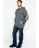 Image #6 - Hawx Men's Logo Sleeve Hooded Work Sweatshirt, Charcoal, hi-res