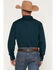Image #4 - Gibson Trading Co Men's Basic Solid Long Sleeve Pearl Snap Western Shirt, Dark Teal, hi-res
