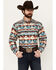 Image #1 - Roper Men's Vintage Southwestern Print Long Sleeve Pearl Snap Western Shirt, Multi, hi-res
