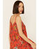 Molly Bracken Women's Floral Print Hanky Dress, Red, hi-res