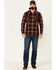 Image #2 - Flag & Anthem Men's Thornton Maroon Plaid Long Sleeve Snap Western Shirt, Maroon, hi-res