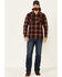 Image #2 - Flag & Anthem Men's Thornton Maroon Plaid Long Sleeve Snap Western Shirt , Maroon, hi-res