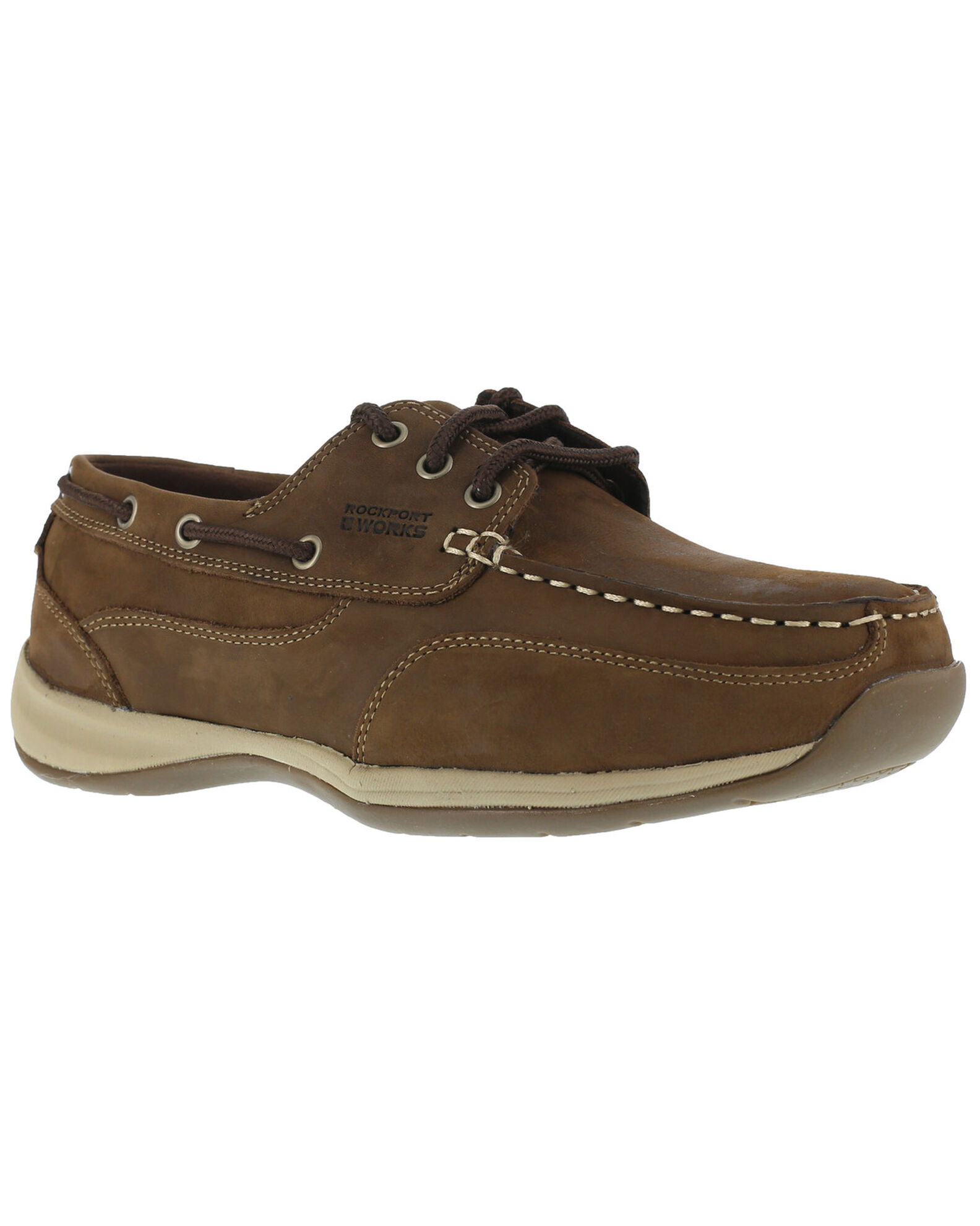 Steel toe top boat shoes