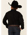 Image #4 - Cinch Boys' Long Sleeve Shirt, Black, hi-res