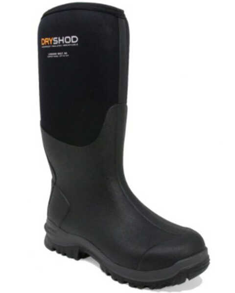 Image #1 - Dryshod Women's Legend MXT Waterproof Rubber Boots - Soft Toe, Black, hi-res