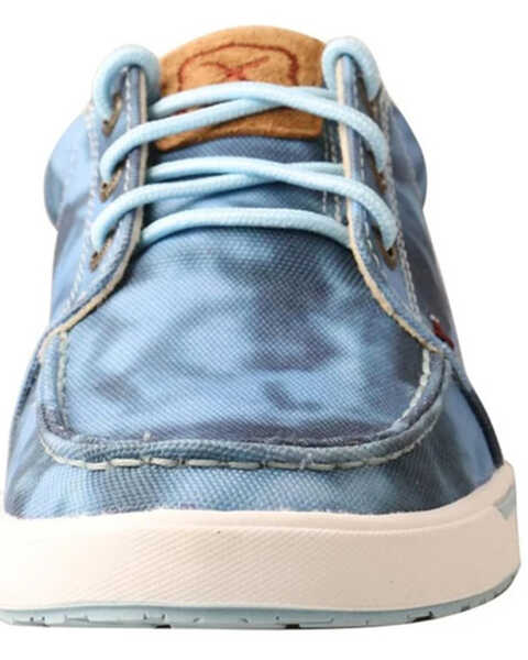 Image #2 - Twisted X Women's Tie-Dye Casual Shoes - Moc Toe, Blue, hi-res
