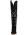 Image #4 - Dingo Women's Primadonna Suede Tall Western Boots - Round Toe, Black, hi-res
