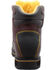 Ad Tec Men's 6" Dark Brown Leather EH Waterproof Work Boots - Steel Toe, Dark Brown, hi-res