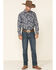Image #2 - Rock & Roll Denim Men's Paisley Print Long Sleeve Western Shirt, , hi-res