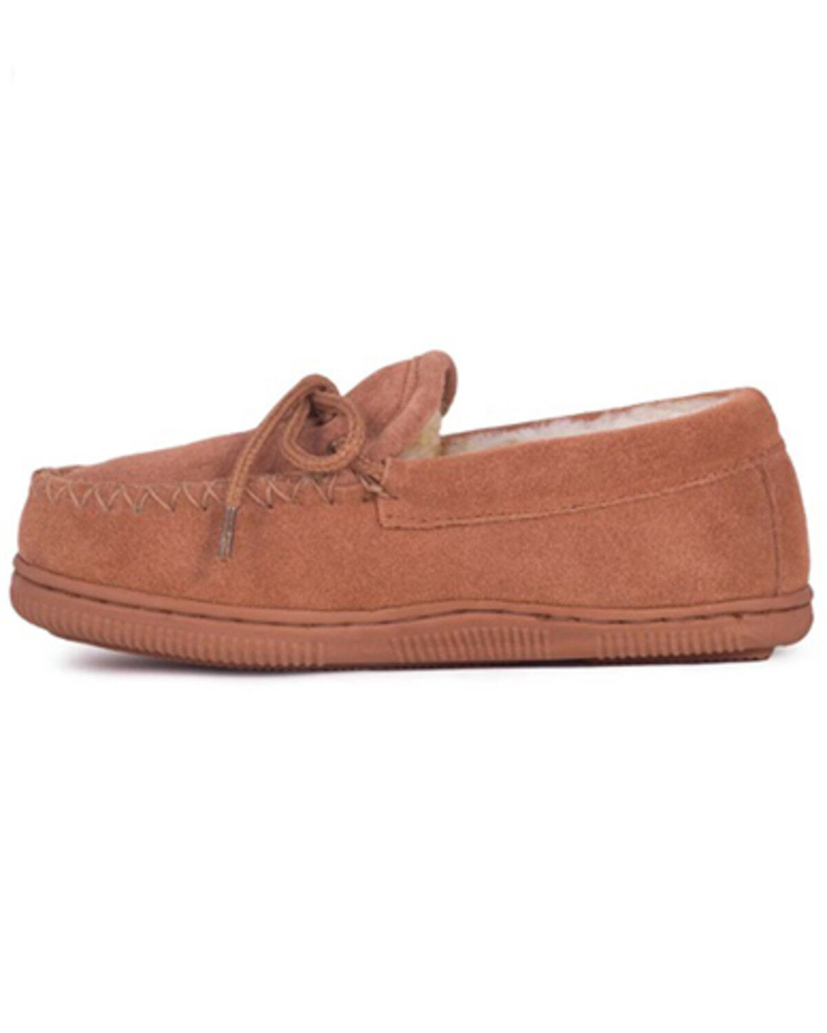 Image #2 - Cloud Nine Girls' Sheepskin Moccasins, Chestnut, hi-res
