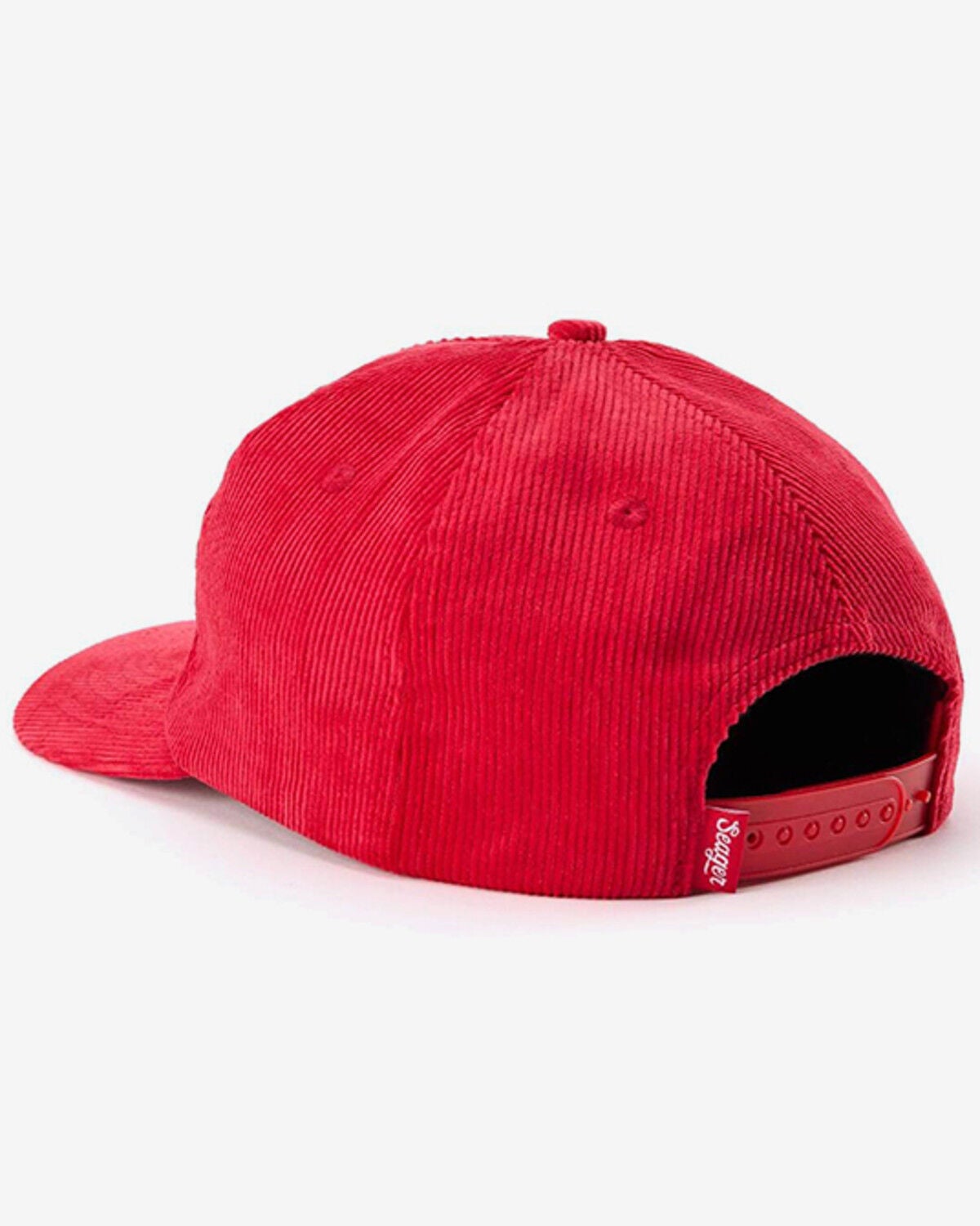 Image #3 - Seager Women's Ramblin' Woman Corduroy Ball Cap, Red, hi-res
