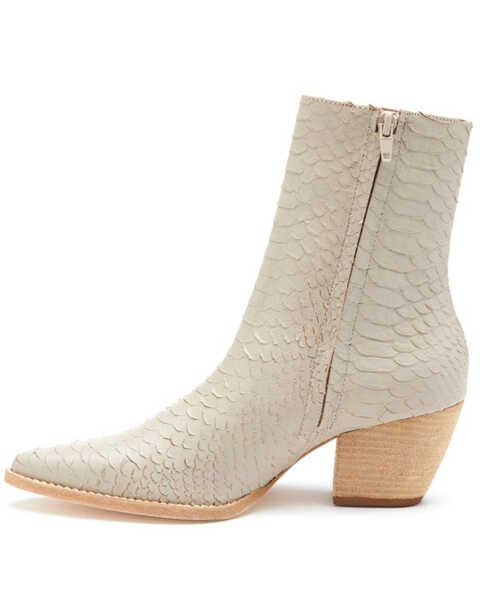 Image #3 - Matisse Women's Caty Snake Print Fashion Booties - Pointed Toe, Ivory, hi-res