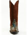 Image #4 - Idyllwind Women's Leap Snake Suede Leather Western Boots - Snip Toe , Brown, hi-res