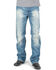 Tin Haul Men's Regular Joe Fit Bootcut Jeans , Indigo, hi-res