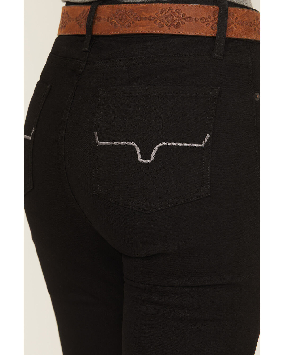 Image #4 - Kimes Ranch Women's Sarah High Rise Slim Bootcut Jeans, Black, hi-res