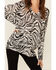 Image #3 - Show Me Your Mumu Women's Zebra Print Hug Me Pullover Sweater , Multi, hi-res