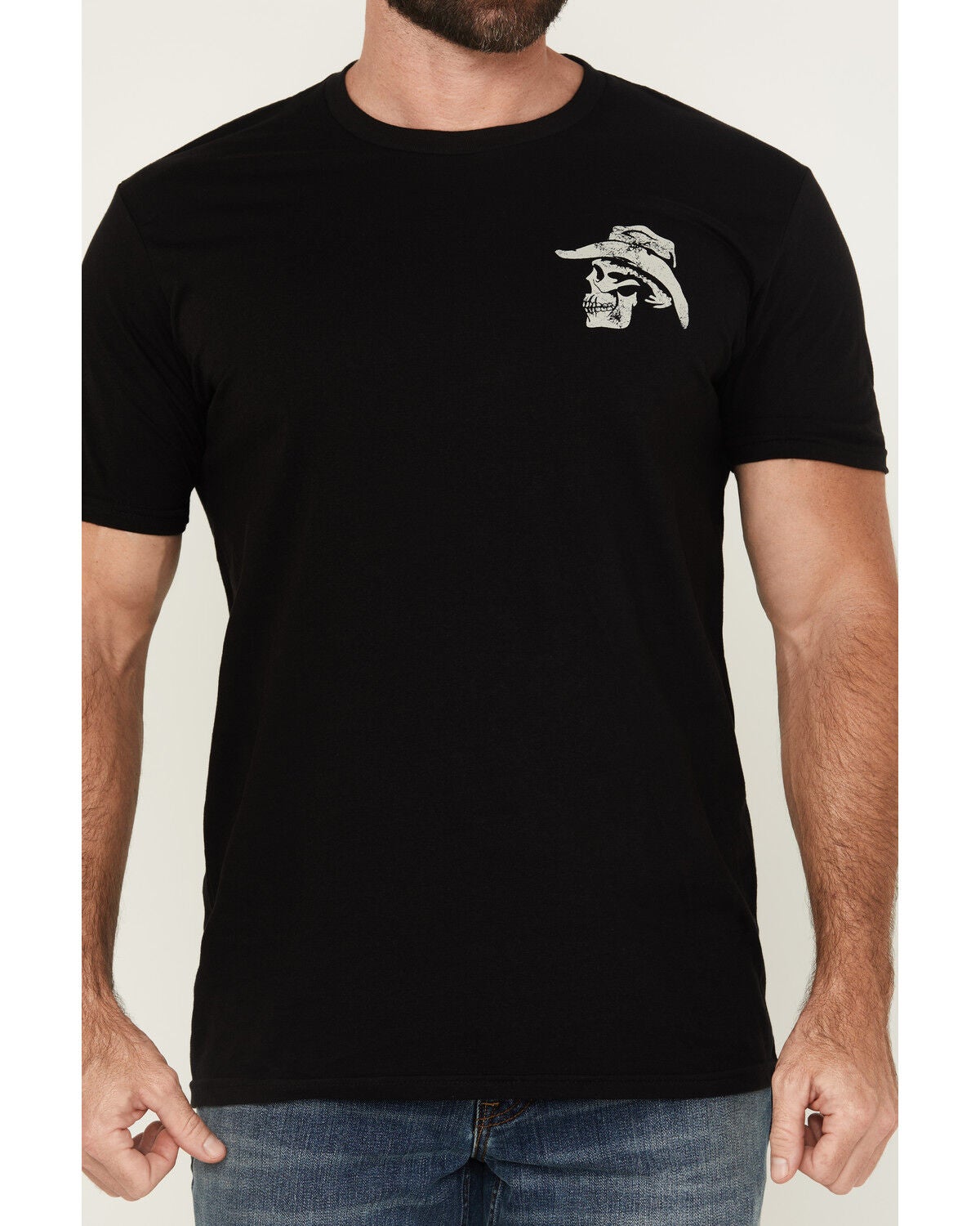 Image #4 - Moonshine Spirit&reg; Men's Cowboy Short Sleeve Graphic T-Shirt, Black, hi-res