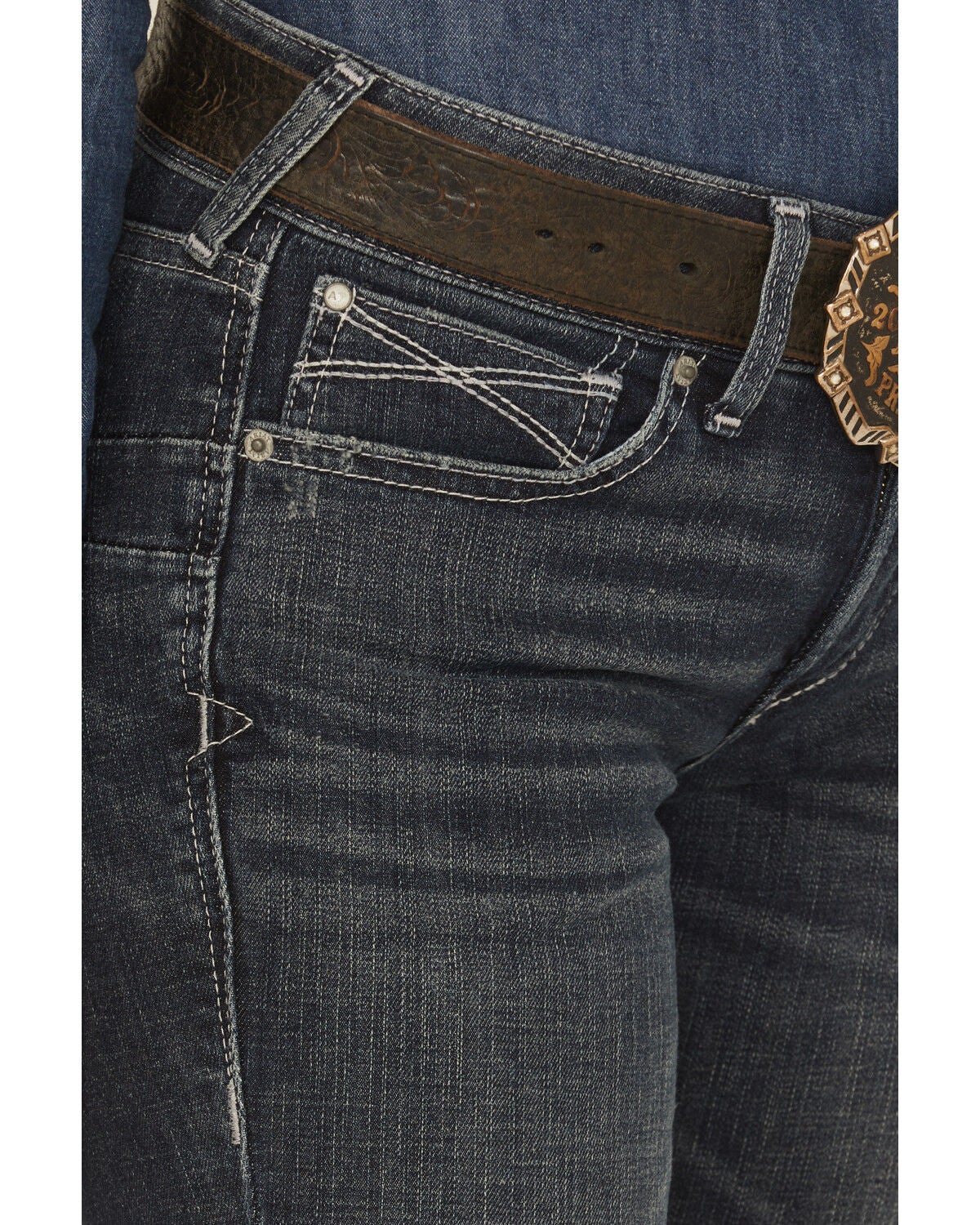 Image #2 - Ariat Women's Esti Dark Wash Bootcut Denim Jeans, Dark Wash, hi-res